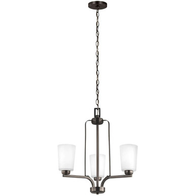 Franport 3 Light Small Chandelier by Generation Lighting - 3128903