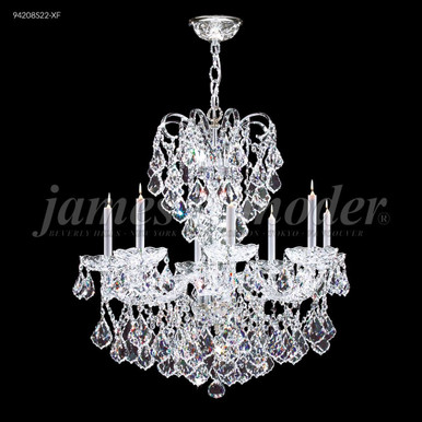 Vienna 8 Light Medium Crystal Chandelier by James Moder - 94208-VIENA