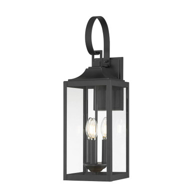 Halston 3 Light Outdoor Wall Mount 23.25 InchX7.25 Inch Wide by Millennium - 402003-PBK