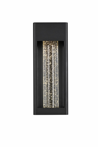 Amaris 11W 1 LED Outdoor Wall Mount 15 Inch Tall X 5.5 Inch Wide by Elegant - OD604W15BK