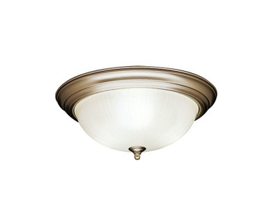 3 Light 15.25 Inch Wide Steel Flush Mount by Kichler - 8655