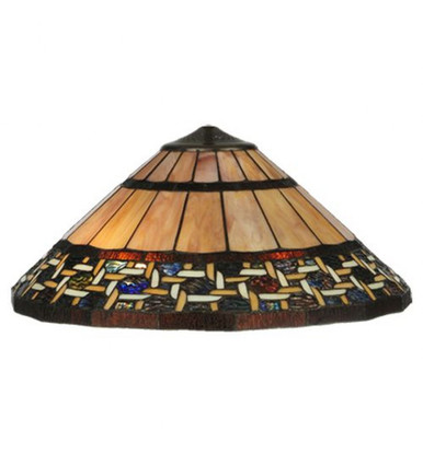 Ilona - Shade-8 Inches Tall and 18 Inches Wide by Meyda Tiffany - 137801