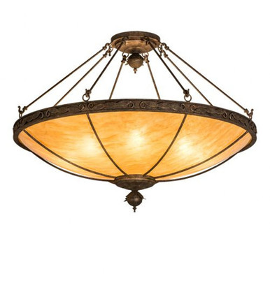 Arabesque 8 Light Semi Flush Mount 36 x 48 Inches by Meyda Tiffany - 191782