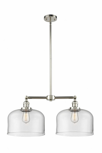 Bell 2 Light Stem Adjustable Large Island 10 X 21 Inch Wide by Innovations - 209-PN-G72-L