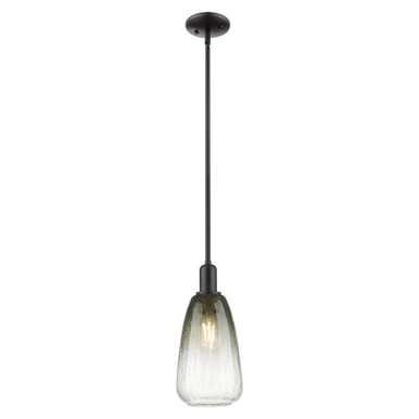 Brookhaven Almond 1 Light Mini Pendant 13.63 and 6 Inch Wide by Innovations - 716-1S-BK-G480-6SL
