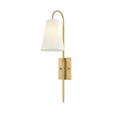 Limoges 1 Light Wall Sconce 24.25 Inch Tall and 6 Inch Wide by Corbett - 585-01-VB