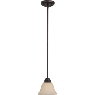 Manor 1 Light Small Pendant by Maxim - 92200FIOI
