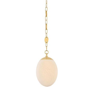 Nell 1 Light Pendant 14.25 Inch Tall and 8.25 Inch Wide Mitzi - H1146701S-AGB