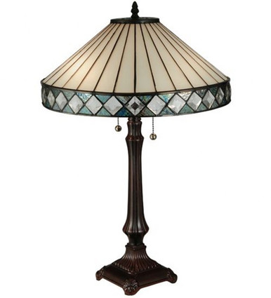 Diamondring 25 Inch H Diamondring Table Lamp by Meyda Tiffany - 134537