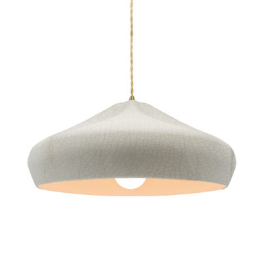 Radiance Crease 1 Light Pendant 6.5 X 15.25 Inch Wide by Justice Design - CER-6595-TWST