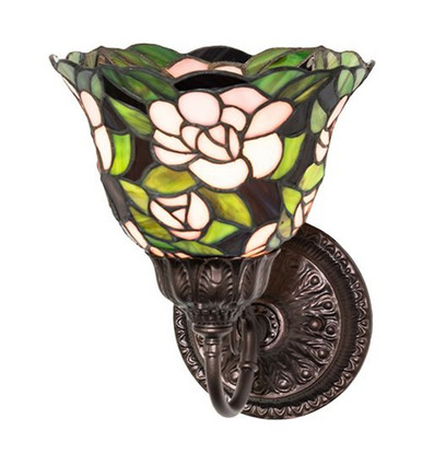 Begonia 1 Light Wall Sconce 10 x 8 Inch by Meyda Tiffany - 245429