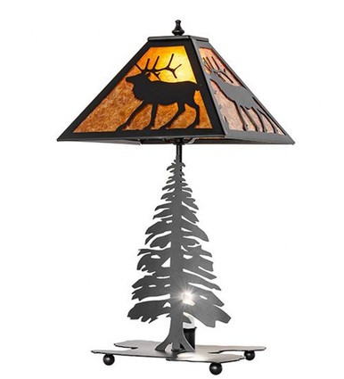 Lone Elk  1 Light Accent Lamp 21 Inch H and 11 Inch W by Meyda Tiffany - 270059