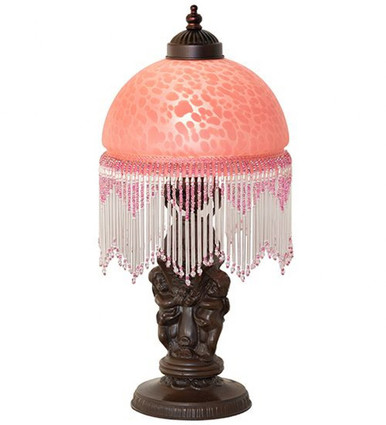 Roussillon Cherub With Lantern 1 Light Mini Table Lamp by Meyda 260705 - 260705