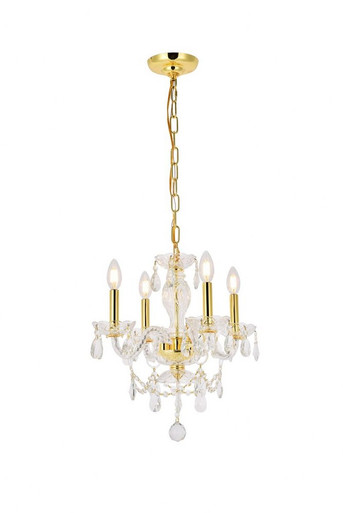 Princeton 4 Light Large Pendant by Elegant - V7834D17