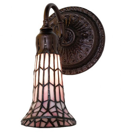 Pond Lily 1 Light Wall Sconce 10 x 5 Inches by Meyda Tiffany 251870 - 251870