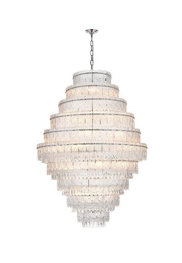 Emilia 33 Light Chandelier 60 Inch Tall and 42 Inch Wide by Elegant - 1780D42
