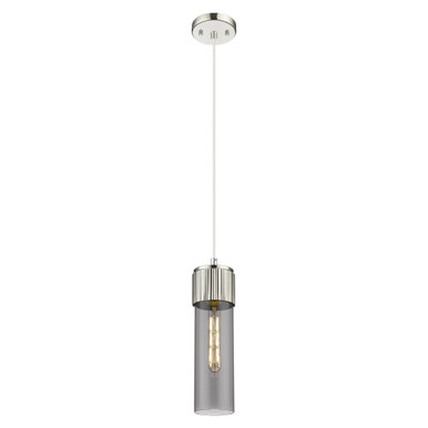 Bolivar 1 Light Cord Hung Pendant 4.75 Inch X 12 Inch Tall by Innovations - 428-1P-G428-12