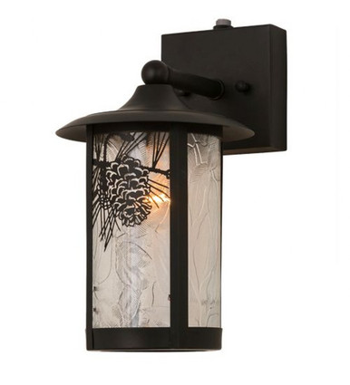 Fulton Winter Pine 1 Light Wall Sconce 14 x 8 Inches by Meyda Tiffany - 160520