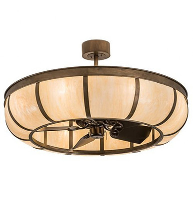 Prime Dome 8 Light Fandelier 24 In H and 44 In W by Meyda Tiffany - 191998