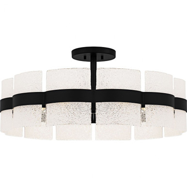 Sweeney 6 Light Semi Flush Mount 13 Inch Tall and 30 Inch Wide by Quoizel - SWE1730