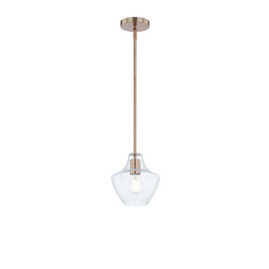 Fusion 1 Light Small Pendant 7.5 Inch Tall by Justice Design - FSN-4177