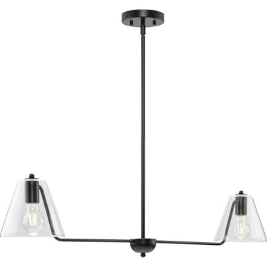 Anya 2 Light Linear Pendant 9.13 Inch Tall and 7.13 Inch Wide by Progress - A400006