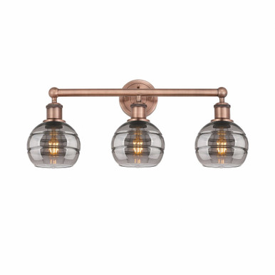 Rochester 3 Light Vanity Light 23.88 Inch Wide by Innovations - 616-3W-G556-6