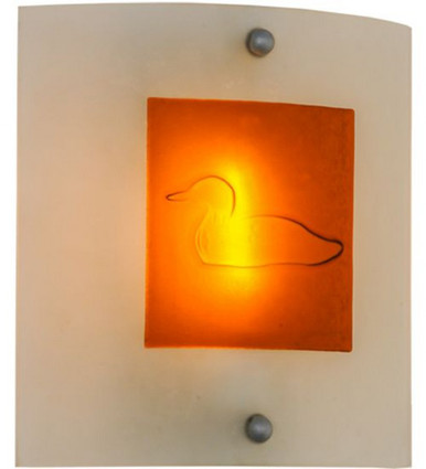 Metro Fusion Loon 1 Light Wall Sconce 11 x 11 Inch by Meyda Tiffany - 151394