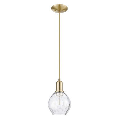 Waverly 1 Light Cord Hung Mini Pendant 9.33 Inch X 6 Inch by Innovations - 716-1P-G362
