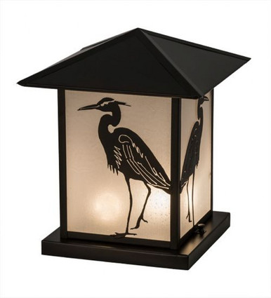 Seneca Heron 2 Light Square Outdoor Pier Mount by Meyda Tiffany - 171295