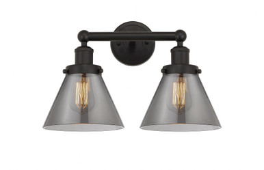 Cone 2 Light Clear Vanity Light by Innovations - 616-2W-G4