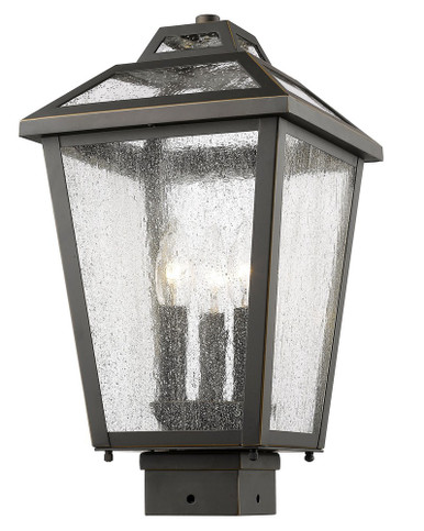 Bayland 3 Light Outdoor Post Mount Lantern 9 x 16 Inches by Z-Lite - 539PM