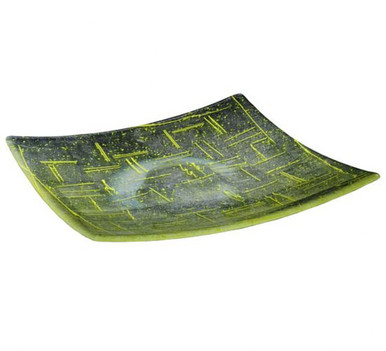 Metro Fusion Lemon 1.75 Inch Square Plate by Meyda Tiffany - 114431