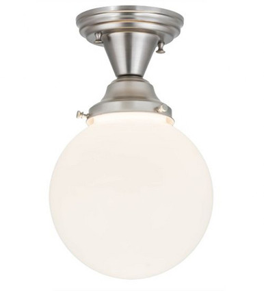 Revival Schoolhouse 1 Light 13 Inch Tall Flush Mount by Meyda Tiffany - 178884