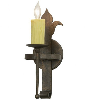Marthe Calandra 1 Light Wall Sconce 14 x 6 Inches by Meyda Tiffany - 153172