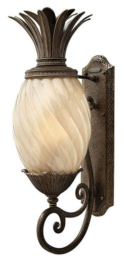 Plantation 3 Light Outdoor Candle Style Wall Lantern by Hinkley - 2124
