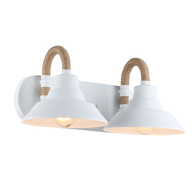 Journey 2 Light Bath Vanity 7.63 Inch Tall and 17 Inch Wide by Golden - 3318-BA2 NWT