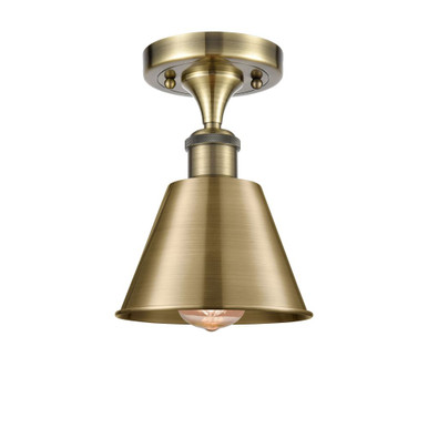 Smithfield 1 Light Semi Flush Mount 8.75 and 6.5 Inch Wide by Innovations - 516-1C-AB-M8