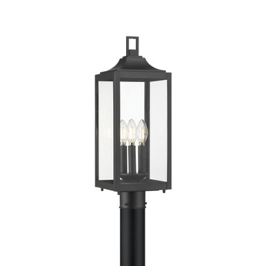 Halston 3 Light Outdoor Post Mount 20.5 InchX7.25 Inch Wide by Millennium - 402303-PBK