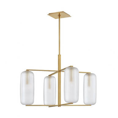 Pebble 4 Light Large Chandelier by Hudson Valley - 3474