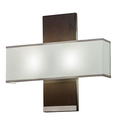 Lineal Intersect 2 Light Wall Sconce 19 x 20.25 Inches by Meyda Tiffany - 171922