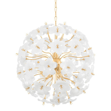 Hygea 8 Light Large Chandelier by Corbett - 367-33-GL