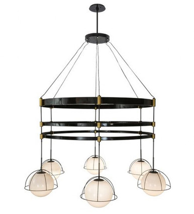 Heliocentricity 6 Light Chandelier 231.5 x 116 Inches Wide by Meyda Tiffany - 188206