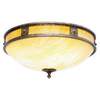 Capella 2 Light Flush Mount 12 x 24 In by Meyda Tiffany - 116356
