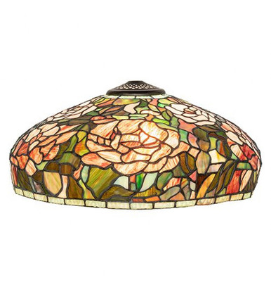 Tiffany Peony - Shade-7 Inches Tall and 17 Inches Wide by Meyda Tiffany - 32140
