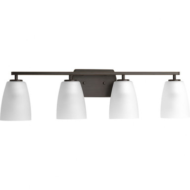 Leap 4 Light Vanity Light by Progress - P300134