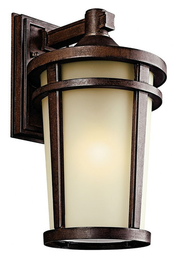 Atwood 1 Light Outdoor Wall Lantern 17.75 Inch Tall by Kichler - 49073bst