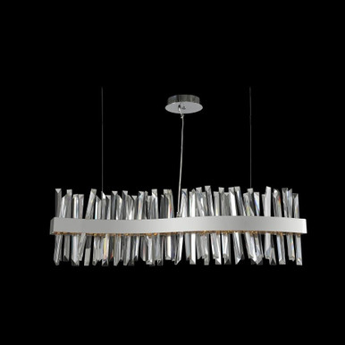 Glacier 41 Watt LED Light Small Island Pendant by Allegri - 030250-010
