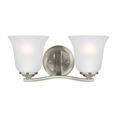 Emmons 2 Light Vanity Light by Generation - 4439002