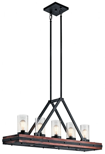 Colerne 5 Light Rustic Linear Chandelier by Kichler - 43491